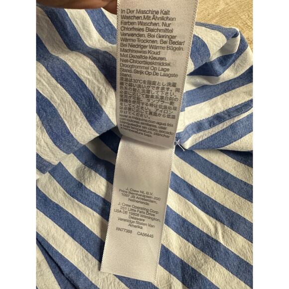 Madewell Signature Poplin Oversized Shirt Womens Sz S NJ590 - Picture 10 of 12